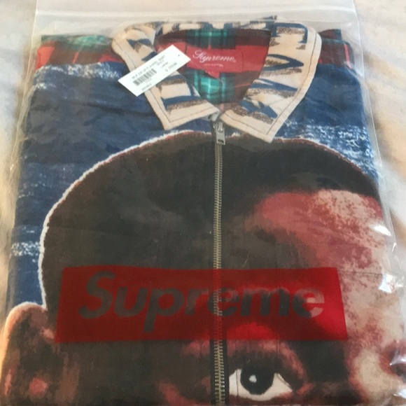 Supreme 💯 Authentic NWT Flannel Shirt Large